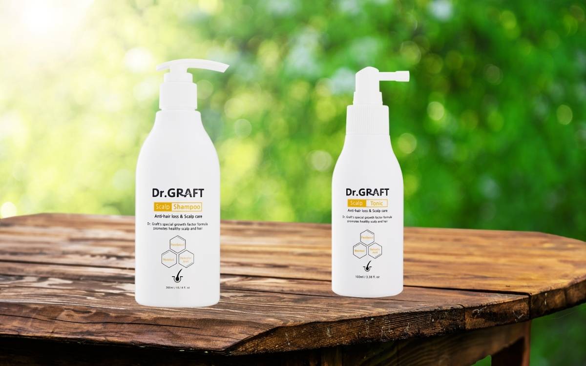 Bộ đôi dầu gội và xịt dưỡng Dr. Graft