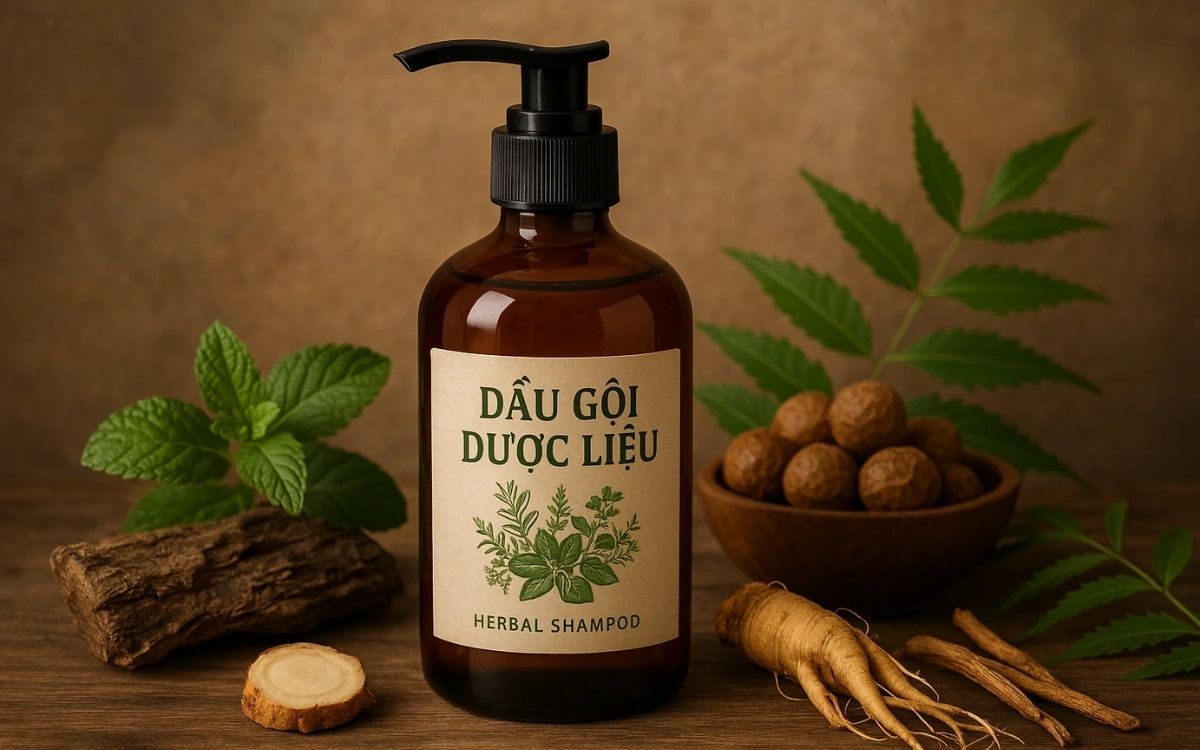 Trên thị trường hiện nay có khá nhiều loại dầu gội dược liệu (Hình minh hoạ)