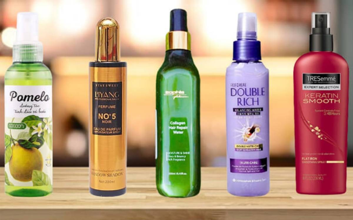 Trên thị trường hiện nay có rất nhiều loại xịt dưỡng tóc